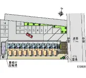 ★手数料０円★十和田市元町西　月極駐車場（LP）